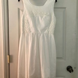 Embroidered white dress purchased from ModCloth